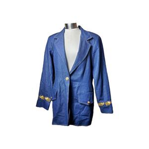 Vintage California Style Denim Blazer Size 4